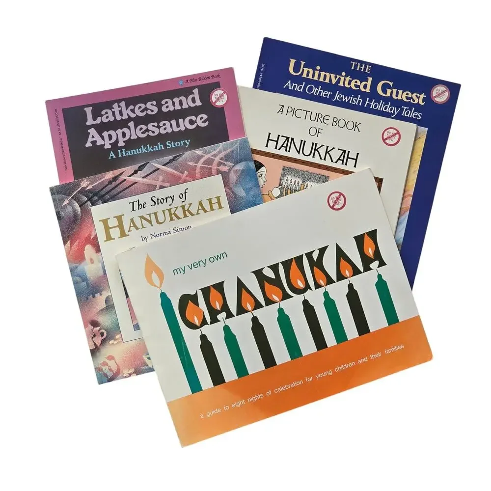 Chanukah Hanukkah Children's Stories Softcover Books Lot of 5